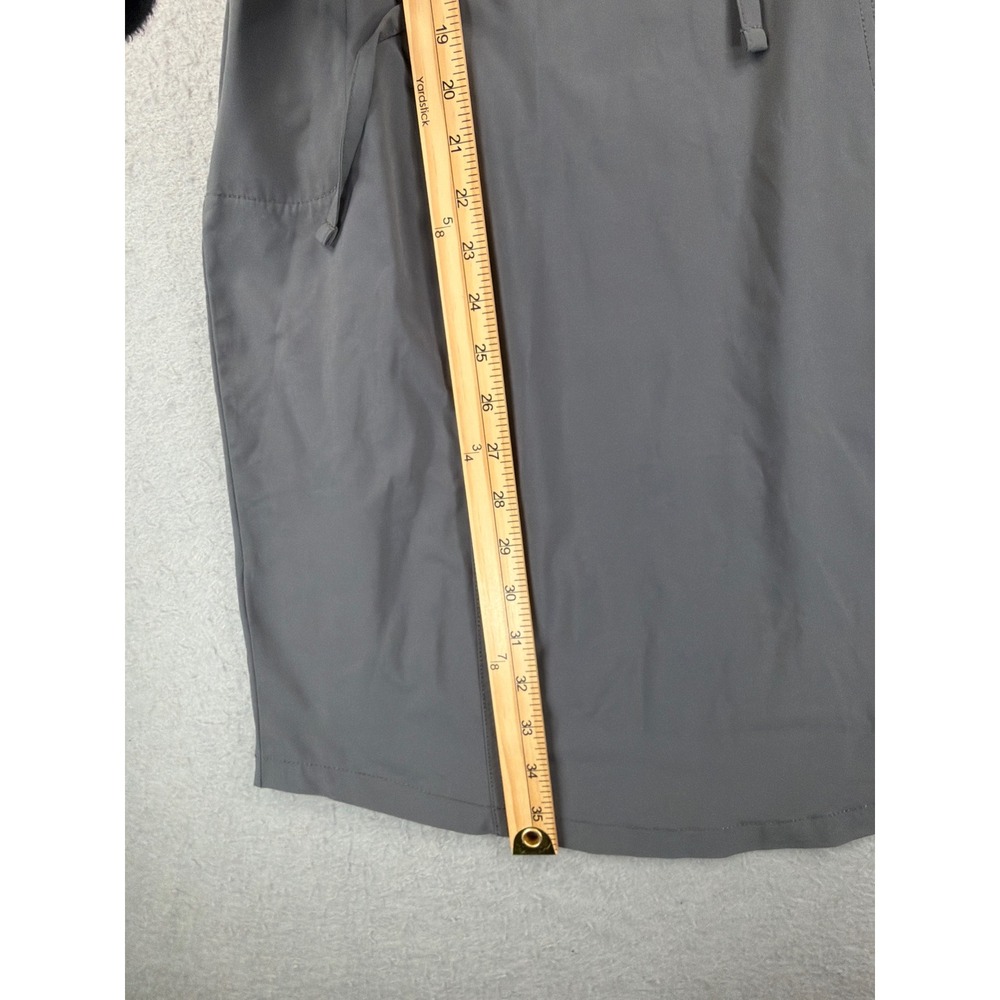Eddie Bauer Travex Gray Shirt Dress Womens Small Long Sleeve Roll Tab Hiking - Picture 5 of 11